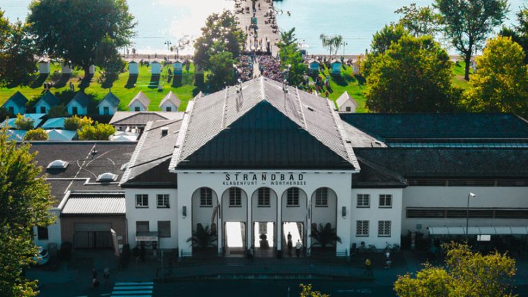 Entrance Lake Klagenfurt